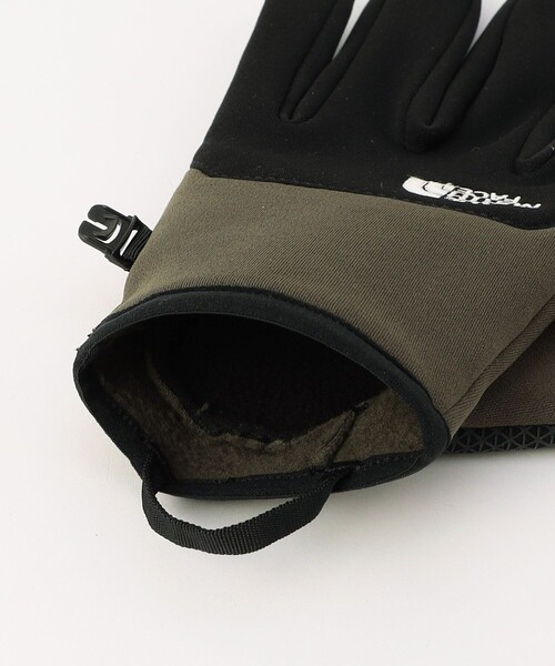 THE NORTH FACE(ザノースフェイス)の「THE NORTH FACE/ザ・ノース・フェイス ETIP SHORT GLOVE/イーチップショートグローブ/NN62316(限定展開)(手袋・メンズ・ブラック/グリーン・LARGE)」の6枚目の写真