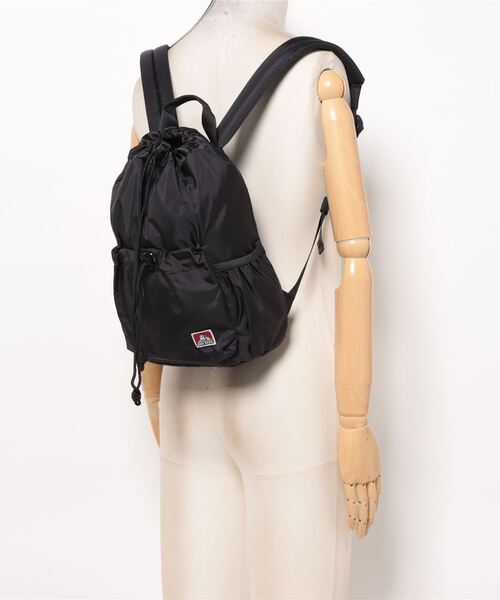 BEN DAVIS（ベンデイビス）の「【BEN DAVIS】STRING MINI DAYPACK（バックパック/リュック・レディース・ブラック・FREE）」の12枚目の写真