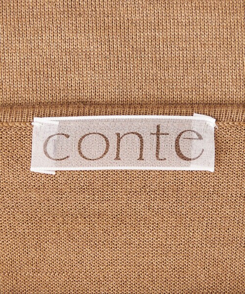 conte（コンテ）の「＜conte＞カシミヤシルク スクエアネック ニット（ニット/セーター・レディース・グレー/ブラウン/ベージュ・FREE）」の16枚目の写真