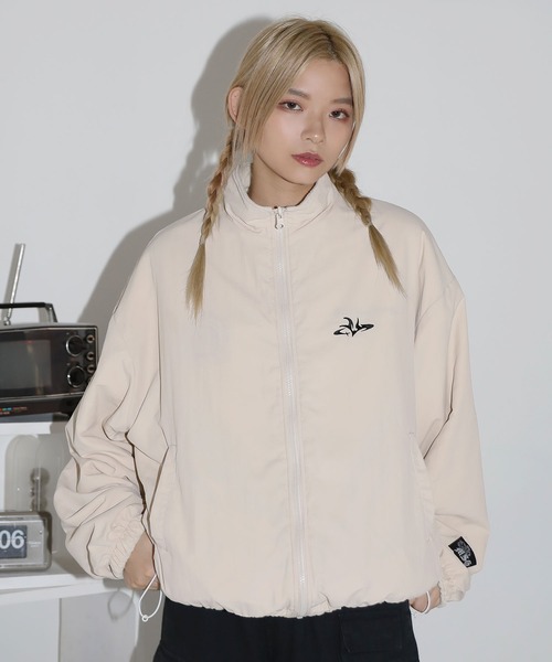 ナイロン フリース リバーシブルドローコードスタンドネックショートブルゾン トラックジャケット(ブルゾン)|MSG(エムエスジー) ナイロン フリース リバーシブルドローコードスタンドネックショートブルゾン トラックジャケット(ブルゾン)|MSG(エムエスジー)