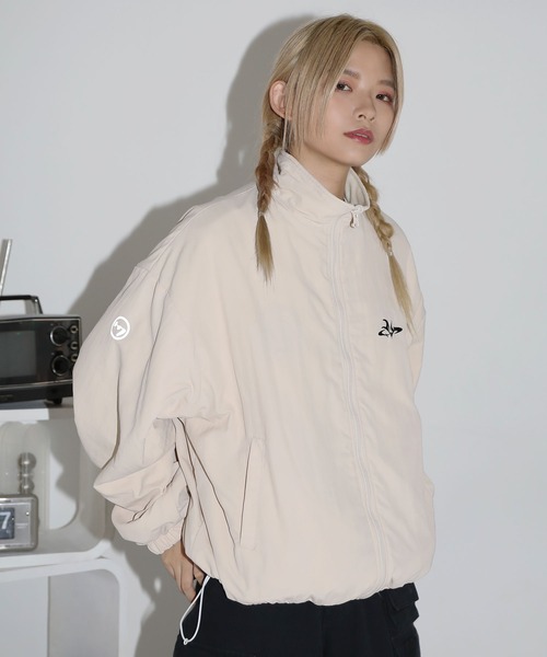 ナイロン フリース リバーシブルドローコードスタンドネックショートブルゾン トラックジャケット(ブルゾン)|MSG(エムエスジー) ナイロン フリース リバーシブルドローコードスタンドネックショートブルゾン トラックジャケット(ブルゾン)|MSG(エムエスジー)