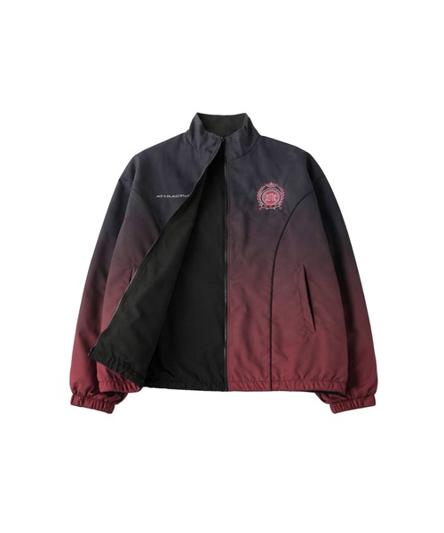 セール】ナイロン フリース リバーシブルドローコードスタンドネック