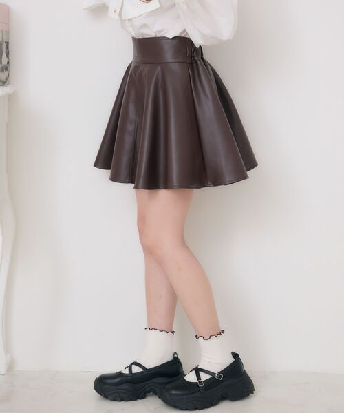 ems excite（エムズエキサイト）の「【セットアイテム】FレザーBZ＆フレアSKセット（その他アウター・レディース・ブラウン/ナチュラル/ブラック・FREE）」の18枚目の写真