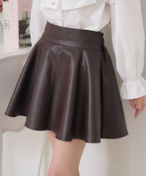 ems excite（エムズエキサイト）の「【セットアイテム】FレザーBZ＆フレアSKセット（その他アウター・レディース・ブラウン/ナチュラル/ブラック・FREE）」の21枚目の写真