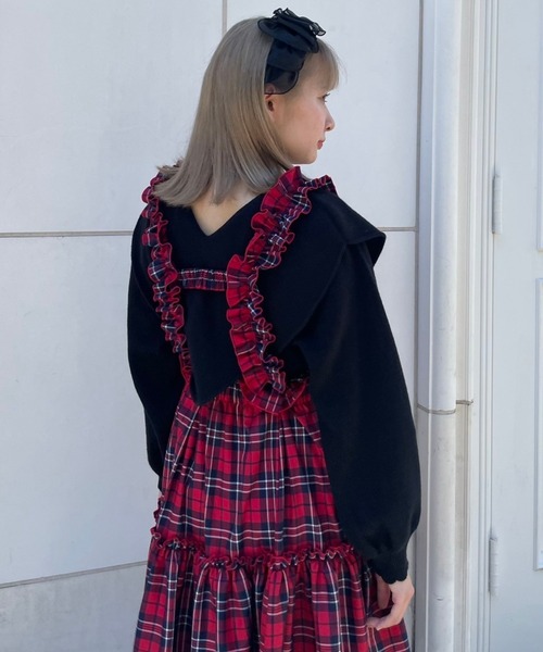 Candy Stripper(キャンディストリッパー)の「HOLY NIGHT FRILL JUMPER スカート(ジャンパースカート・レディース・レッド/イエロー/ブラック・2)」の22枚目の写真