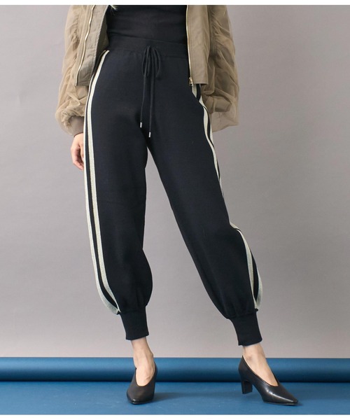 Settimissimo（セッティミッシモ）の「サイドラインリラックスジョガーパンツ（その他パンツ・レディース・アイボリー/ブラック・FREE）」の18枚目の写真
