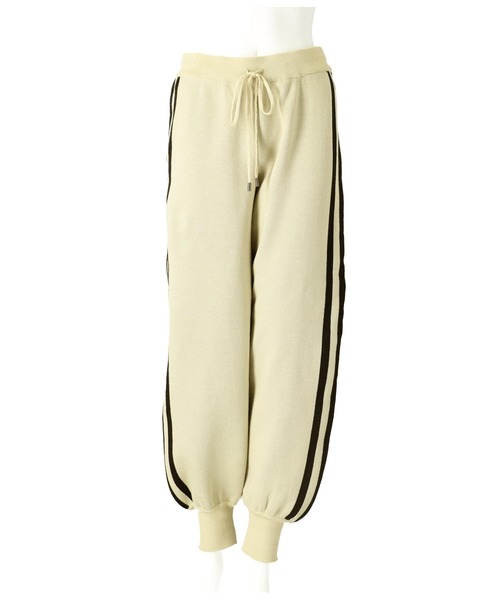 Settimissimo（セッティミッシモ）の「サイドラインリラックスジョガーパンツ（その他パンツ・レディース・アイボリー/ブラック・FREE）」の14枚目の写真