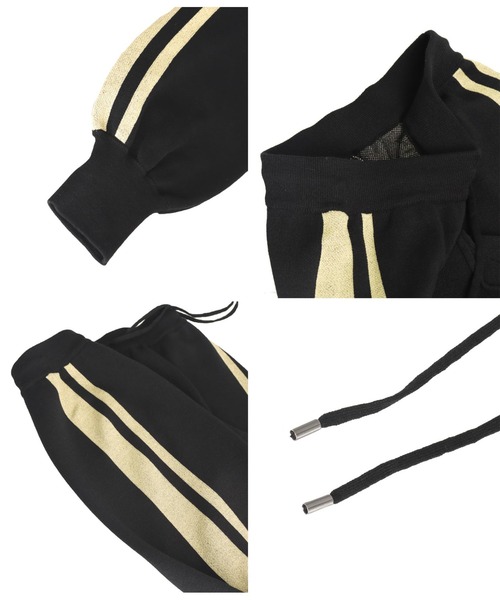 Settimissimo（セッティミッシモ）の「サイドラインリラックスジョガーパンツ（その他パンツ・レディース・アイボリー/ブラック・FREE）」の9枚目の写真