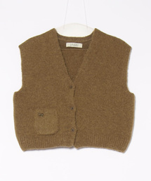 ORIENT MILLINERY | BABY ALPACA BLEND KNIT VEST | ベビーアルパカ混ニットベスト(ベスト)