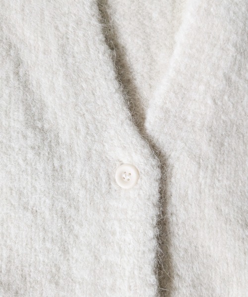 ORIENT MILLINERY（オリエント ミリナリー）の「BABY ALPACA BLEND KNIT VEST | ベビーアルパカ混ニットベスト（ベスト・レディース・アイボリー/キャメル/チャコールグレー・FREE）」の13枚目の写真