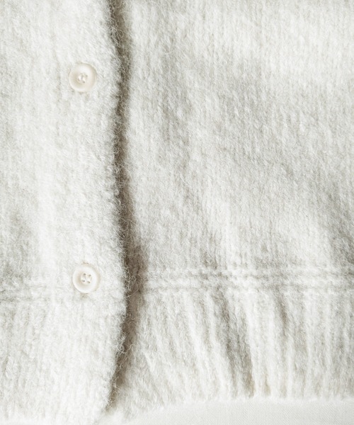 ORIENT MILLINERY（オリエント ミリナリー）の「BABY ALPACA BLEND KNIT VEST | ベビーアルパカ混ニットベスト（ベスト・レディース・アイボリー/キャメル/チャコールグレー・FREE）」の14枚目の写真