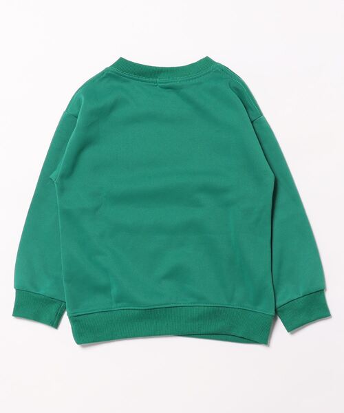 Bambin（ボンバン）の「【 Bambin / ボンバン 】 ロゴ プリント スウェット（スウェット・キッズ・グリーン/アイボリー・120/130/140）」の8枚目の写真