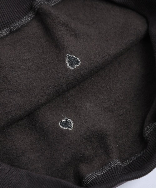 SUGAR BISKET（シュガービスケット）の「裏起毛ハート刺繍スウェット（ベスト・レディース・ブラック/チャコール/ホワイト/グレー・フリー）」の21枚目の写真
