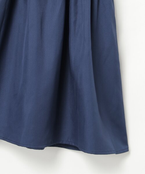 VENCEEXCHANGE(ヴァンスエクスチェンジ)の「ツイル切替ジャンスカ(ジャンパースカート・レディース・ブルー/ブラック・FREE)」の6枚目の写真