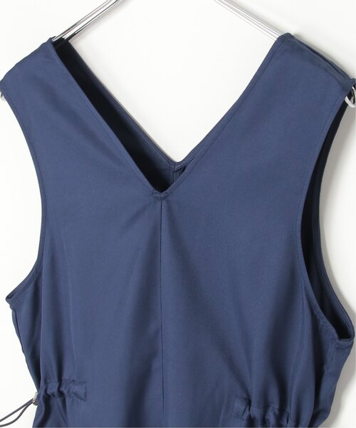 VENCEEXCHANGE(ヴァンスエクスチェンジ)の「ツイル切替ジャンスカ(ジャンパースカート・レディース・ブルー/ブラック・FREE)」の7枚目の写真