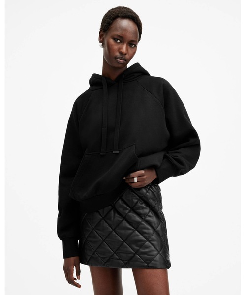ALLSAINTS(オールセインツ)の「TALON UNDERGROUND OVERSIZED HOODIE | TALON アンダーグラウンド オーバーサイズ フーディー(パーカー・レディース・ブラック・M/XS/S)」の10枚目の写真