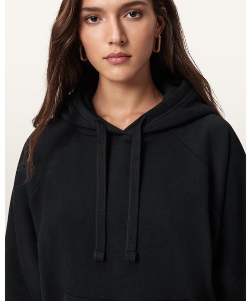 ALLSAINTS(オールセインツ)の「TALON UNDERGROUND OVERSIZED HOODIE | TALON アンダーグラウンド オーバーサイズ フーディー(パーカー・レディース・ブラック・M/XS/S)」の14枚目の写真