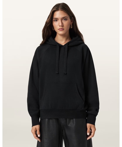 ALLSAINTS(オールセインツ)の「TALON UNDERGROUND OVERSIZED HOODIE | TALON アンダーグラウンド オーバーサイズ フーディー(パーカー・レディース・ブラック・M/XS/S)」の13枚目の写真