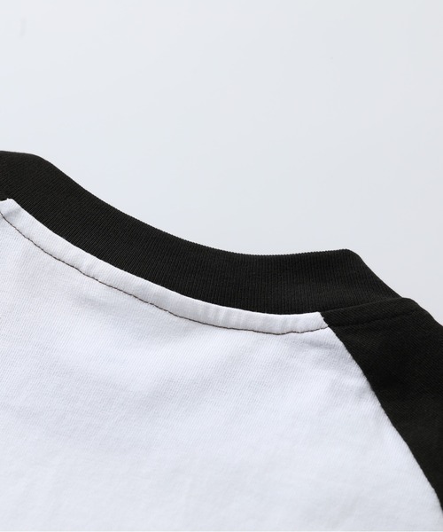 TOBEE（トゥビー）の「【TOBEE】ラグランスリーブ長袖Tシャツ/アソートロンT（Tシャツ/カットソー・メンズ・グレイッシュベージュ/ブラウン系その他/グリーン/ブラック系その他・LARGE/SMALL/MEDIUM）」の5枚目の写真