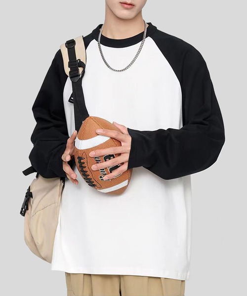 TOBEE（トゥビー）の「【TOBEE】ラグランスリーブ長袖Tシャツ/アソートロンT（Tシャツ/カットソー・メンズ・グレイッシュベージュ/ブラウン系その他/グリーン/ブラック系その他・LARGE/SMALL/MEDIUM）」の10枚目の写真