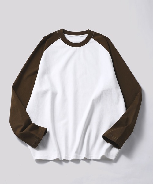 TOBEE（トゥビー）の「【TOBEE】ラグランスリーブ長袖Tシャツ/アソートロンT（Tシャツ/カットソー・メンズ・グレイッシュベージュ/ブラウン系その他/グリーン/ブラック系その他・LARGE/SMALL/MEDIUM）」の15枚目の写真
