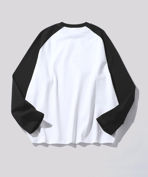 TOBEE（トゥビー）の「【TOBEE】ラグランスリーブ長袖Tシャツ/アソートロンT（Tシャツ/カットソー・メンズ・グレイッシュベージュ/ブラウン系その他/グリーン/ブラック系その他・LARGE/SMALL/MEDIUM）」の22枚目の写真