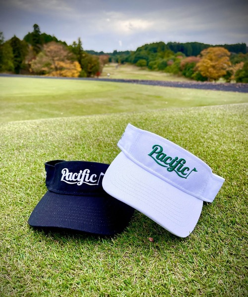 PACIFIC GOLF CLUB　パシフィック ゴルフクラブ サンバイザー Pacific LOGO SUN VISOR（サンバイザー）｜Pacific GOLF CLUB