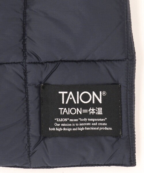 FREAK'S STORE（フリークスストア）の「限定展開 TAION/タイオン BASIC DOWN SCARF / ベーシック ダウンマフラー / TAION-201A（マフラー・メンズ・ブラック/オリーブ/インディゴブルー・ﾌﾘ-）」の5枚目の写真