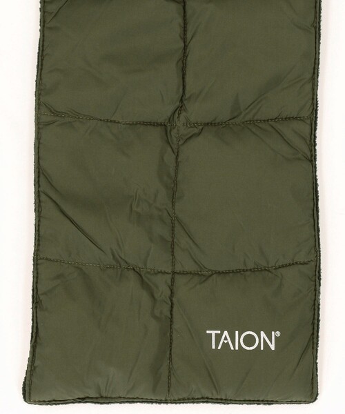FREAK'S STORE（フリークスストア）の「限定展開 TAION/タイオン BASIC DOWN SCARF / ベーシック ダウンマフラー / TAION-201A（マフラー・メンズ・ブラック/オリーブ/インディゴブルー・ﾌﾘ-）」の10枚目の写真