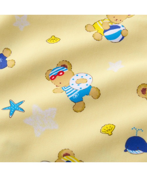 MIKI HOUSE（ミキハウス）の「ミキハウスベア グレコ水着（水着・キッズ・イエロー・80ｃｍ/90cm）」の7枚目の写真