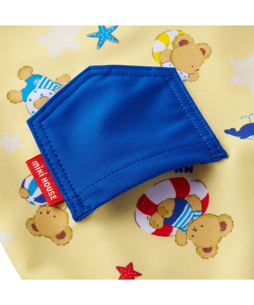 MIKI HOUSE（ミキハウス）の「ミキハウスベア グレコ水着（水着・キッズ・イエロー・80ｃｍ/90cm）」の6枚目の写真