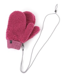 niko and... | オリジナルフェイクファーボアストラップ付きミトン(手袋)