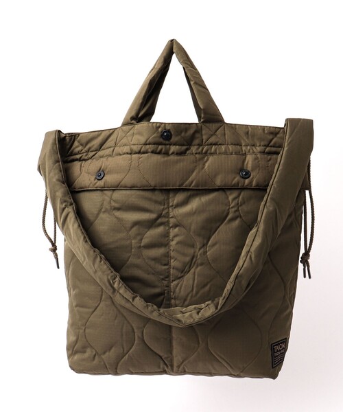 TAION(タイオン)の「【TAION/タイオン】MILITARY DOWN HELMET SHOULDER BAG(ショルダーバッグ・メンズ・オリーブ/ブラック/ミント/ダークネイビー・FREE)」の1枚目の写真
