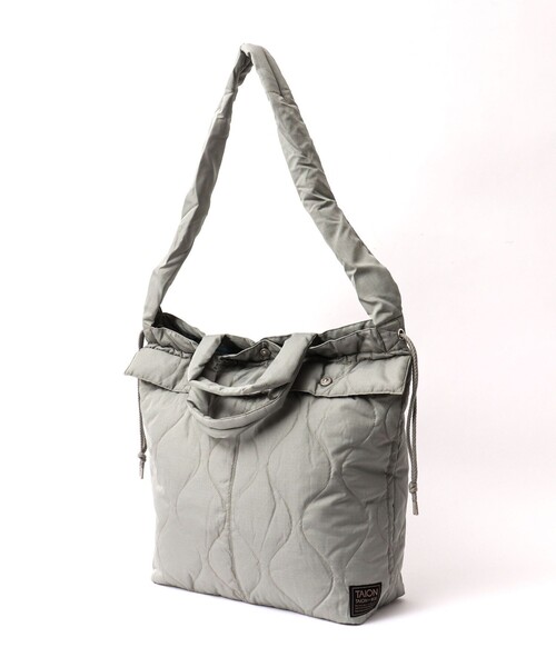 TAION(タイオン)の「【TAION/タイオン】MILITARY DOWN HELMET SHOULDER BAG(ショルダーバッグ・メンズ・オリーブ/ブラック/ミント/ダークネイビー・FREE)」の3枚目の写真