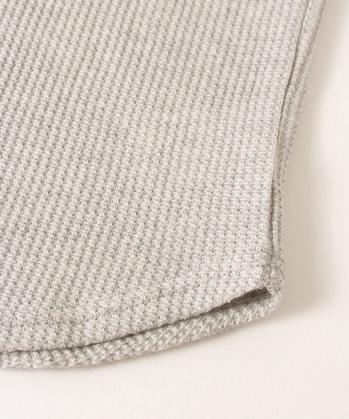 ALWAYS GOOD TIME(オルウェイズグッドタイム)の「【JEMORGAN / ジェーイーモーガン】ワッフルハート柄ルームウェア3点セット(Tシャツ/カットソー・レディース・アイボリー系1/アイボリー系2/杢グレー・F)」の4枚目の写真