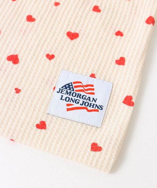 ALWAYS GOOD TIME(オルウェイズグッドタイム)の「【JEMORGAN / ジェーイーモーガン】ワッフルハート柄ルームウェア3点セット(Tシャツ/カットソー・レディース・アイボリー系1/アイボリー系2/杢グレー・F)」の18枚目の写真