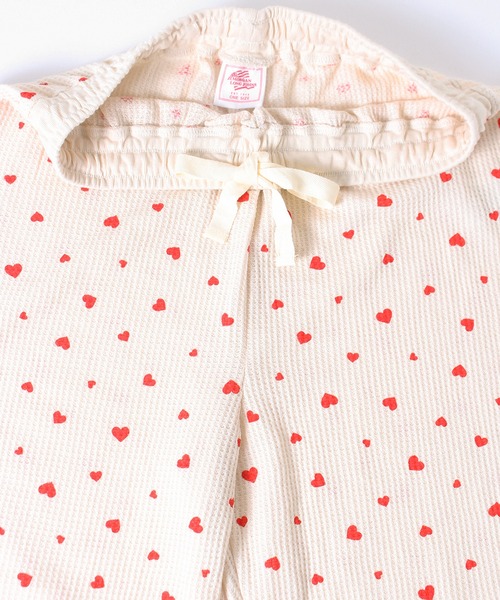 ALWAYS GOOD TIME(オルウェイズグッドタイム)の「【JEMORGAN / ジェーイーモーガン】ワッフルハート柄ルームウェア3点セット(Tシャツ/カットソー・レディース・アイボリー系1/アイボリー系2/杢グレー・F)」の14枚目の写真