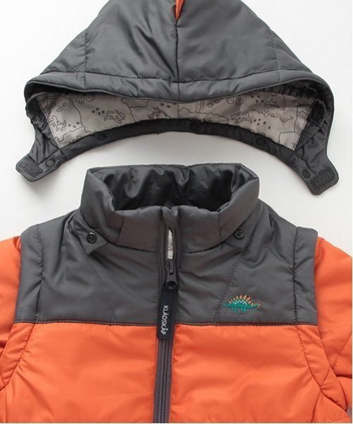 kladskap クレードスコープ　恐竜ワッペン3way中わたブルゾン　ベスト