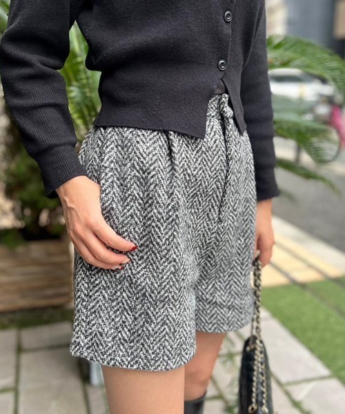 ツイードショートパンツ（その他パンツ）｜MODE ROBE（モードローブ）