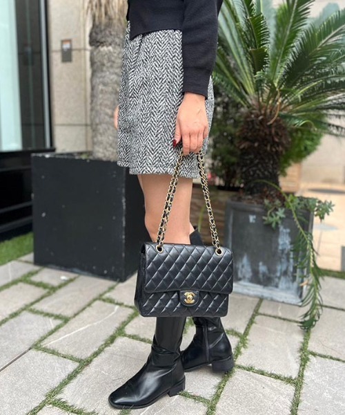 MODE ROBE（モードローブ）の「ツイードショートパンツ（その他パンツ・レディース・ホワイト×ブラック/ベージュ×ブラック・FREE）」の13枚目の写真