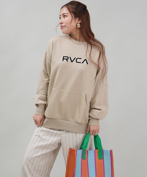 トレーナー スウェット RVCA/ルーカ シンプルロゴ/薄手トレーナー BF043-033 レディース セール】RVCA/ルーカ シンプルロゴ/薄手トレーナー BF043-033