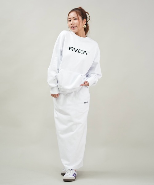 トレーナー スウェット RVCA/ルーカ シンプルロゴ/薄手トレーナー BF043-033 レディース セール】RVCA/ルーカ シンプルロゴ/薄手トレーナー BF043-033