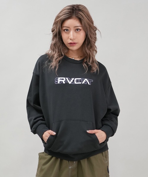 トレーナー スウェット RVCA/ルーカ シンプルロゴ/薄手トレーナー BF043-033 レディース セール】RVCA/ルーカ シンプルロゴ/薄手トレーナー BF043-033