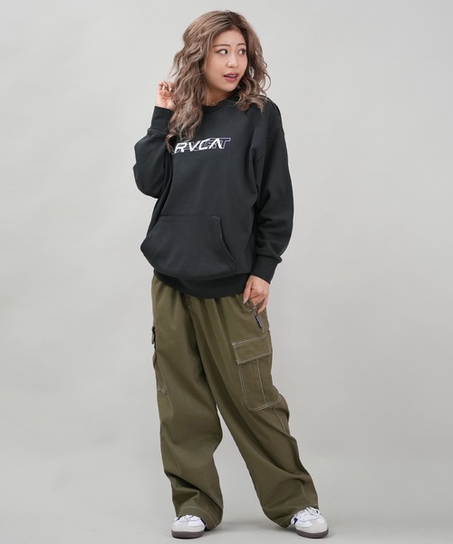 トレーナー スウェット RVCA/ルーカ シンプルロゴ/薄手トレーナー BF043-033 レディース セール】RVCA/ルーカ シンプルロゴ/薄手トレーナー BF043-033