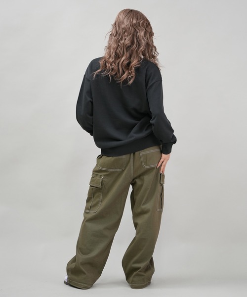 セール】RVCA/ルーカ シンプルロゴ/薄手トレーナー BF043-033
