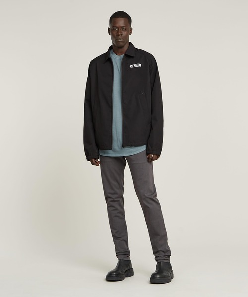 G-STAR（ジースター）の「COACH JACKET/クラシックロゴコーチジップジャケット（ブルゾン・メンズ・ブラック・LARGE/MEDIUM/SMALL/X-LARGE/X-SMALL）」の3枚目の写真