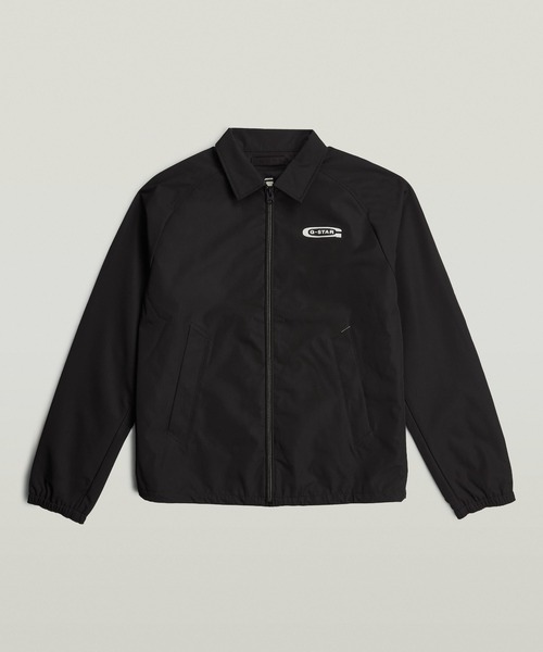 G-STAR（ジースター）の「COACH JACKET/クラシックロゴコーチジップジャケット（ブルゾン・メンズ・ブラック・LARGE/MEDIUM/SMALL/X-LARGE/X-SMALL）」の6枚目の写真