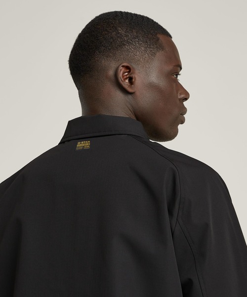 G-STAR（ジースター）の「COACH JACKET/クラシックロゴコーチジップジャケット（ブルゾン・メンズ・ブラック・LARGE/MEDIUM/SMALL/X-LARGE/X-SMALL）」の4枚目の写真