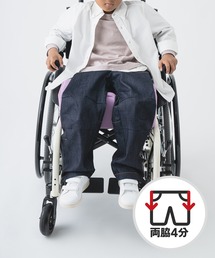 NANO universe | 【KIDS】デニムベイカーポケットチェアーパンツ（両脇4分開き）(デニムパンツ)