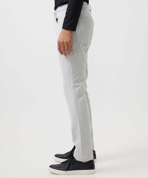 MICHEL KLEIN HOMME   （ミッシェルクランオム）の「デニム調ストレッチファイブポケットパンツ（その他パンツ・メンズ・ライトグレー/ブラック/ネイビー・MEDIUM/LARGE/X-LARGE）」の10枚目の写真